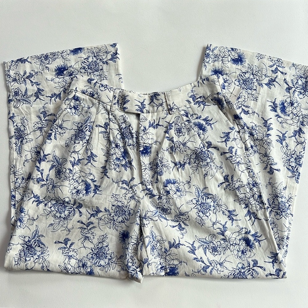 NWT Jason Wu linen blend two piece pant/vest set size 6​